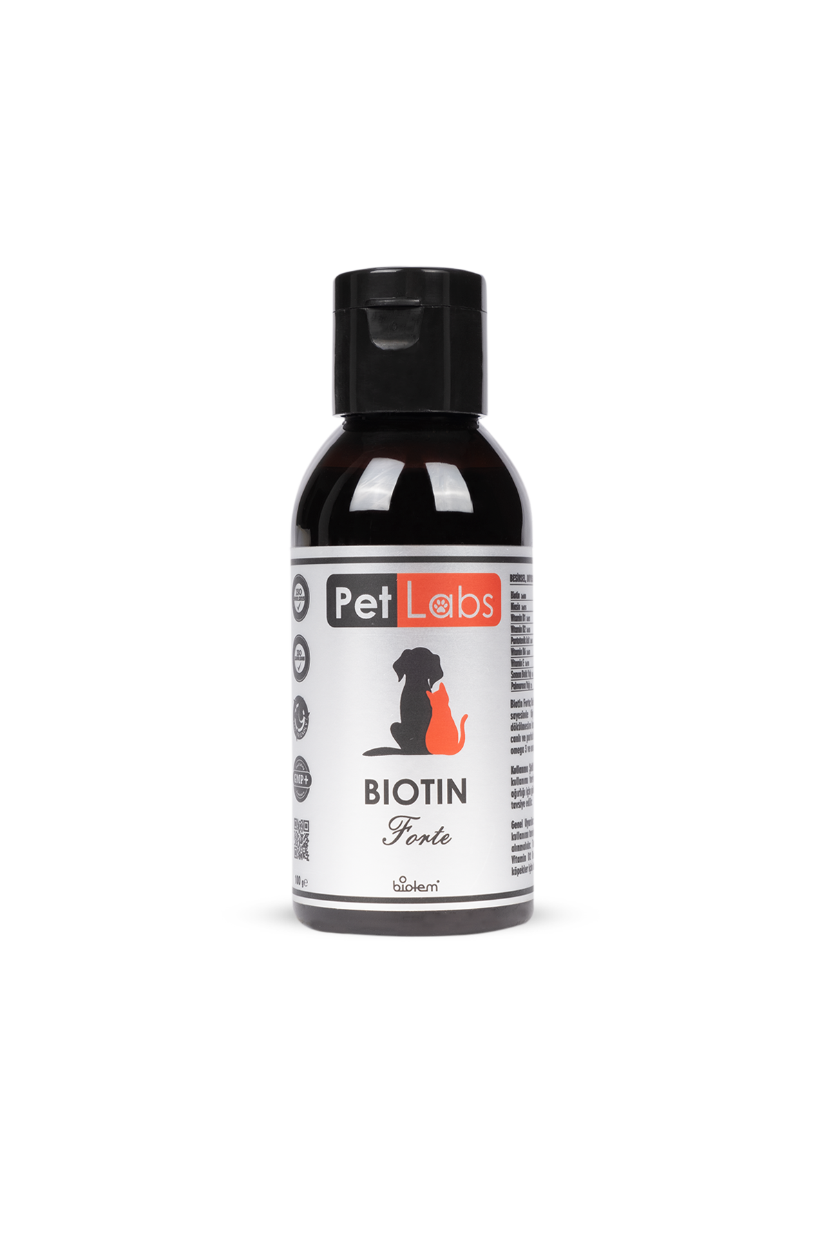 Biotin Forte 100 Ml. (KEDİLER VE KÖPEKLER İÇİN TÜY SAĞLIĞI DAMLASI - TIRNAK BAKIMI)